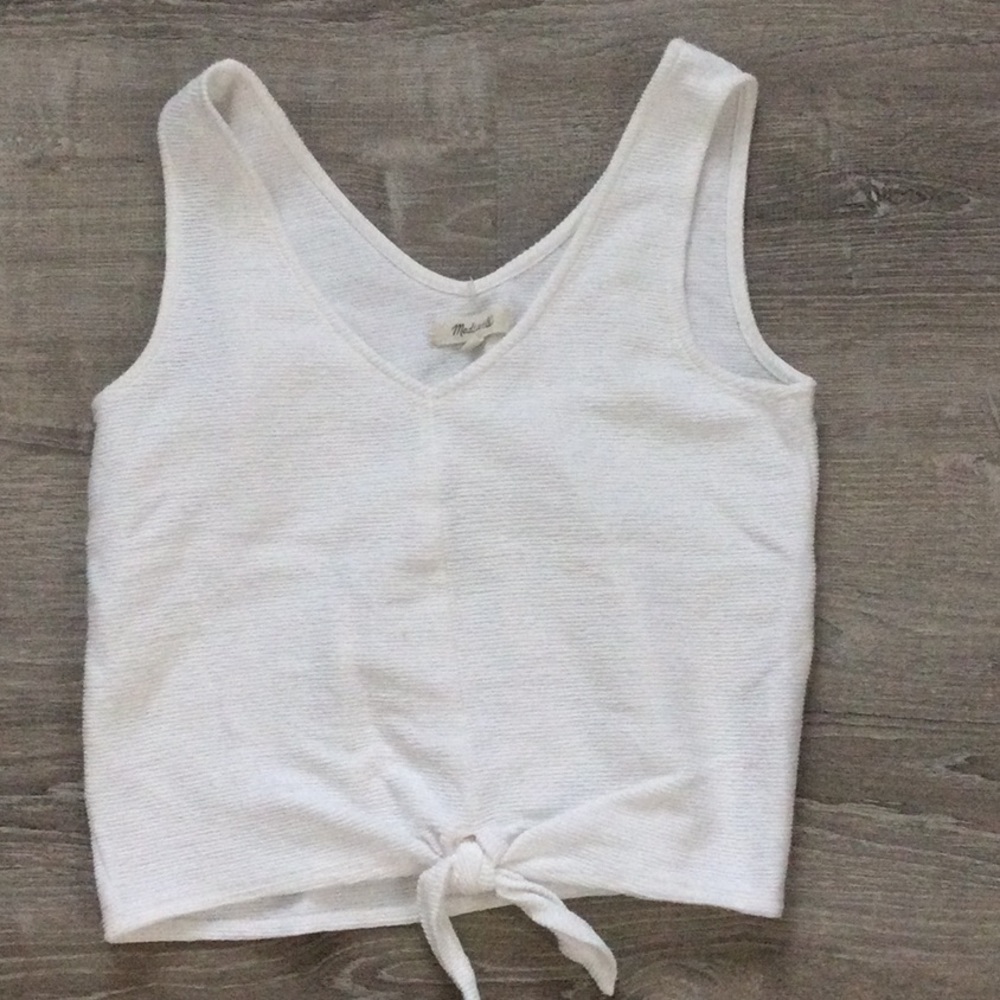 White Madewell womens’ tank top.